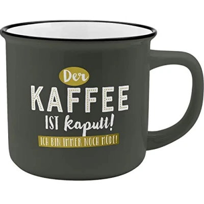 Imagen de GRUSS &amp; CO 46973 Taza New Bone China (35 cl), Color Negro Taza, Porcelana