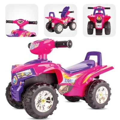 Imagen de Quad Moto Correpasillo para Niños a Partir de 1 año, vehículo Coche tobogán bebé (Rosa)