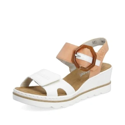 Imagen de Rieker Sandalias con plataforma, Mujer, Talla: 41, Weiss Zapatos