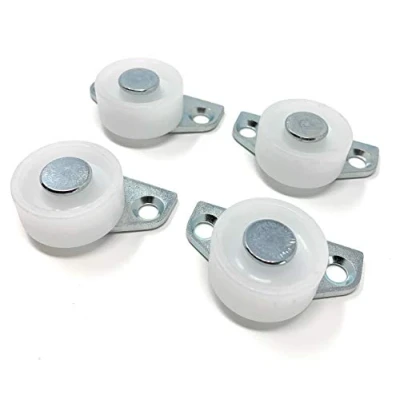 Imagen de Design61 4 rollos laterales de 30 x 14 mm con superficie rodadura dura, rollo plástico