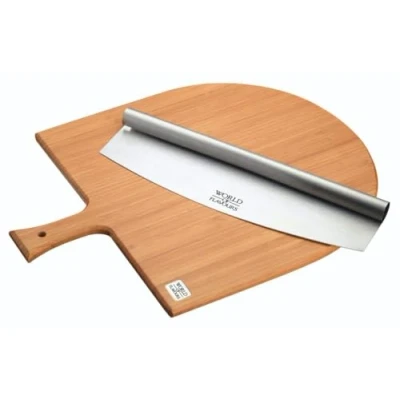 Imagen de KitchenCraft Pizza Set World of Flavours 2 Piece