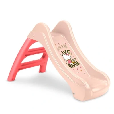 Imagen de FEBER Hello Kitty Slide, Tobogán Pequeño para Jardín, Escaleras Antideslizantes, Colores Resistentes A la Luz Solar y Cambios de Temparuta, Fácil Montaje, Partir 1 año, Famosa (FE202000)