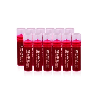 Imagen de ESENG® Cartucho de tinta para marcadores pizarra Magic WM 218T (12x Rojo)