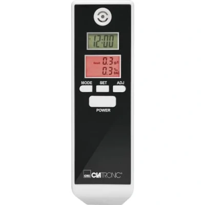 Imagen de CLATRONIC ALCOHOL TESTER AT 3605 WHITE BLACK