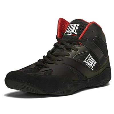 Imagen de LEONE 1947, Shoe Fighting Luchador, Unisex Adulto, Negro, 44, CL130