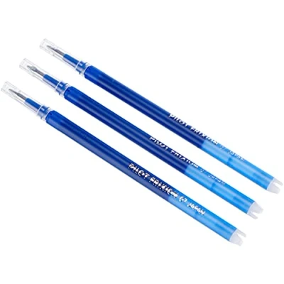 Imagen de Pilot Frixion Recargas para bolígrafos (3 unidades), color azul