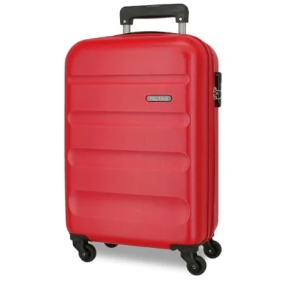 Imagen de Roll Road Flex Maleta de Cabina Rojo 35x55x20 cms Equipaje Mano Air Europa Rígida ABS Cierre combinación Lateral 33L 2,78 kgs 4 Ruedas Dobles