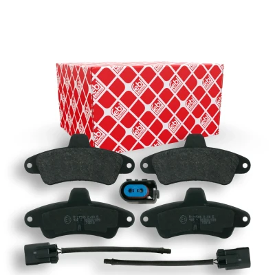 Imagen de FEBI BILSTEIN 16159 Juego de pastillas freno Eje trasero con contacto avisador desgaste FORD: MONDEO 2, 2 Kombi, 1 Kombi