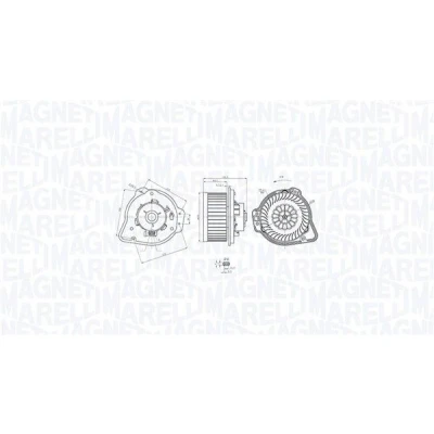 Imagen de MAGNETI MARELLI 069412772010 Ventilador de Calefacción VOLVO: XC70 I Cross Country