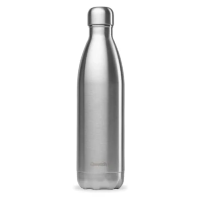 Imagen de Qwetch QD3030 Botella isotérmica, Adultos Unisex, Plata, 750 ml