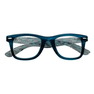 Imagen de Zippo Gafas de lectura, hechas con un marco líneas blandas, ideal para hombres y mujeres, diopter +1.50, color azul, barras remo