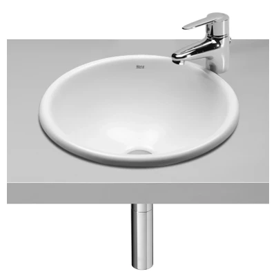 Imagen de Roca,Foro,Lavabo de porcelana encimera,Blanco,360mm x 360mm 165mm,A327880000
