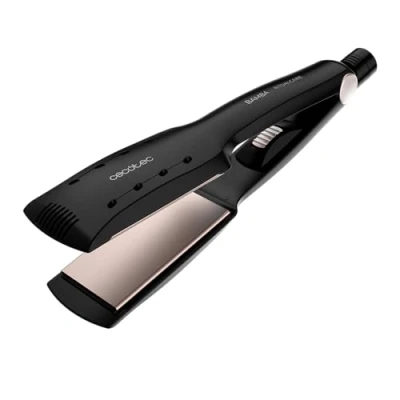 Imagen de Cecotec Plancha de Pelo Placas Anchas Ritualcare 900 Max. 55W, Revestimiento Queratina y Aceite Argán, Función Ionizadora, XL, Cerámica Avanzada, Cable 3m con Sistema 360º