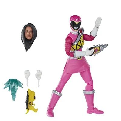 Imagen de Power Rangers Lightning Collection Dino Charge Pink Ranger 6 Inch Premium Collectible Action Figure Toy