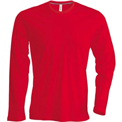 Imagen de Kariban Herren T Shirt Langarm Von notrash2003 (XXL, Rot)