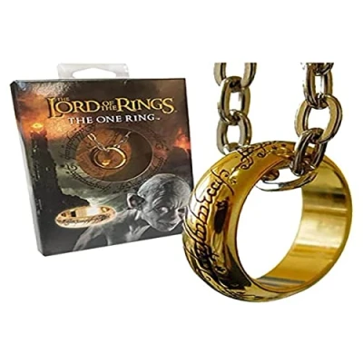Imagen de The Noble Collection Réplica Anillo Único con Cadena