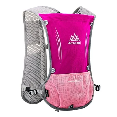 Imagen de AONIJIE 5L multifunción Mochilas de hidratación, Ideal para Deportes al Aire Libre Acampadas Ciclismo Carreras Alpinismo o Senderismo (Rosa)