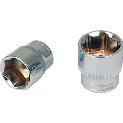 Imagen de KS TOOLS 918.2501 Piezas insertables de llave cubo 1/4Pulgada DIN 3120, ISO 1174, 3124, 2725 13/32 Acero cromo vanadio moleteado