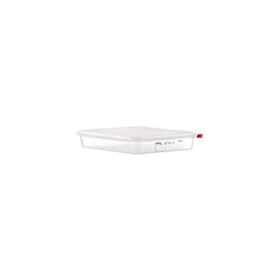 Imagen de Araven GL261 PP Alimentos recipiente con tapa, 1/2 GN, 4 L 65 mm (H) (Pack de 4)