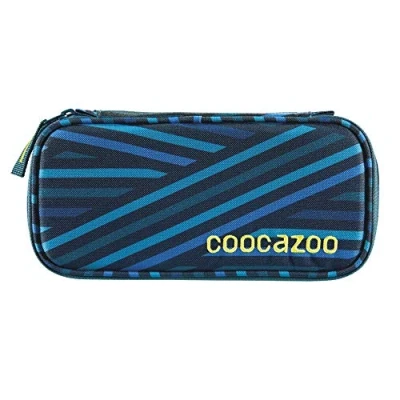 Imagen de Coocazoo Estuche PencilDenzel, para lápices, Compartimento escuadra, horarios, Soporte lápices extraíble, Bolsillo Adicional con Cremallera, Azul, Talla única,