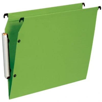 Imagen de Esselte Group Premium Carpetas colgantes (10 unidades), color verde, lomo en V