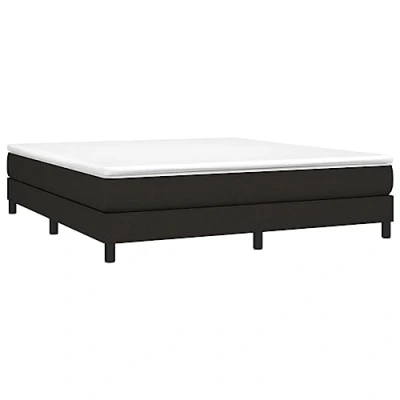 Imagen de vidaXL Estructura de Cama, Somier Matrimonio Listones, Base Cama Tapizada, Mueble para Dormitorio Hogar, Tela Gris Claro 180x200 cm