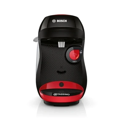 Imagen de Bosch Cafetera Multibebida Tassimo Happy Friendly, Hasta 70 bebidas, OneTouch, INTELLIBREW™, Rojo, TAS103E