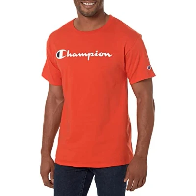 Imagen de Champion Classic Graphic tee Camiseta, Picante De Orange, XL para Hombre