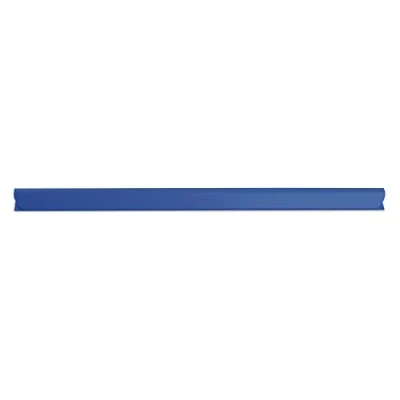 Imagen de DONAU Rieles de sujeción universales, 10 unidades, DIN A4, 6 mm, para aprox. 60 hojas/regleta tiras privacidad, clips fijación, plástico PVC, azul