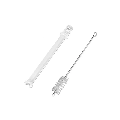 Imagen de DEKAROX Tubo de aspiración leche 101 mm + cepillo limpieza para DeLonghi 5313226701 cafeteras automáticas como EN520 Nespresso Latissima