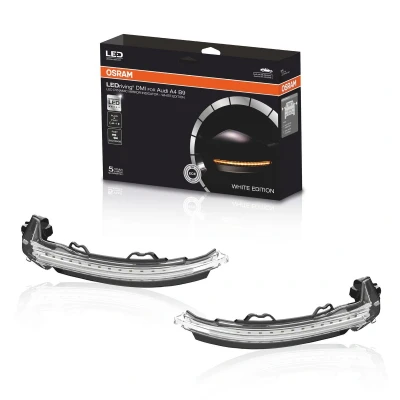 Imagen de OSRAM LEDDMI 8W0 WT S LEDriving Intermitente dinámico LED para retrovisor Audi A4 B9 White Edition, Set de 2