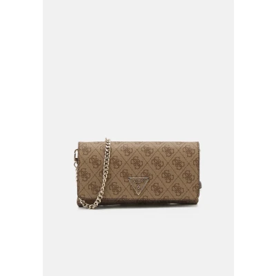 Imagen de Guess Noelle Xbody FLAP Organizer Clutch, Mujer, Talla: One Size, Latte logo/brown
