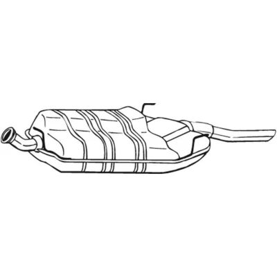 Imagen de BOSAL 215 831 Silenciador trasero SAAB: 9 3 Hatchback