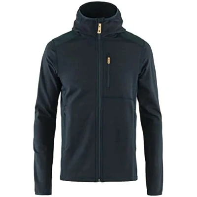 Imagen de Fjallraven Keb Fleece Hoodie M Sudadera, Hombre, Azul (Dark Navy), XS