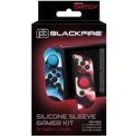 Imagen de Funda + grips Ardistel Silicone Sleeve Gamer Kit, Para Nintendo Switch, Joy Con, Silicona, Azul, Rojo