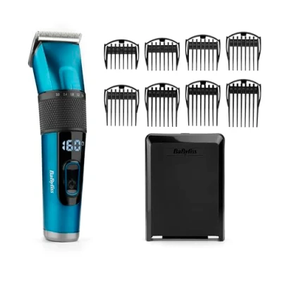 Imagen de Cortapelos Babyliss E990E, Sin cable, Cuchillas de acero inoxidable japonés, Indicador luminoso carga