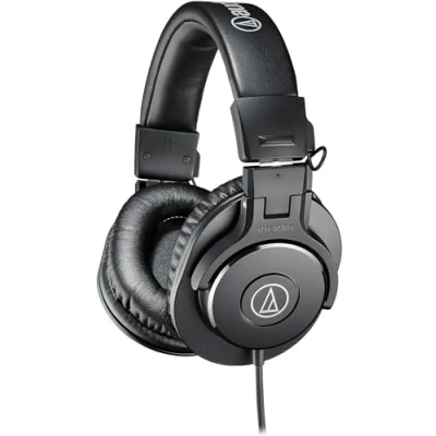 Imagen de Audio Technica M30x Auriculares Profesionales de Monitoraje Negro.