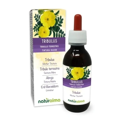 Imagen de Abrojo (Tribulus terrestris) frutos Tintura Madre sin alcohol Naturalma Extracto líquido gotas 120 ml Complemento alimenticio Vegano