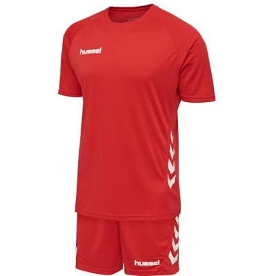 Imagen de hummel Conjunto de chándal para hombre, color rojo, talla M