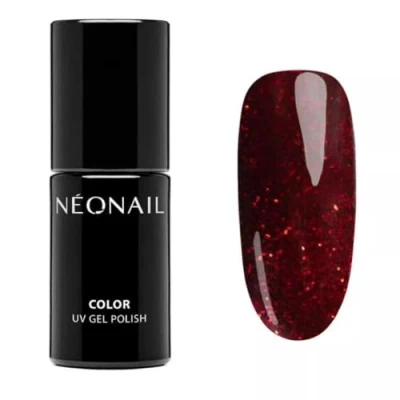 Imagen de NEONAIL Pintauñas Semipermanentes 7,2 ml Rojo Alizee Esmaltes Para Uñas Gel Manicura Nail Art Brillo Laca De Esmalte