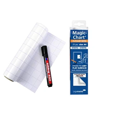 Imagen de Legamaster 7 159000 A4 Pack de 25 hojas película electro estática,