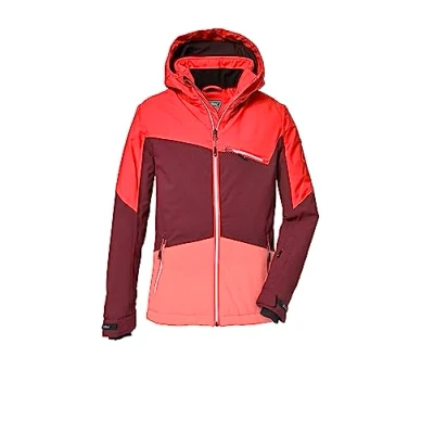 Imagen de killtec niñas Chaqueta de esquí/chaqueta funcional con capucha extraíble y paranieves, impermeable KSW 182 GRLS SKI JCKT, light turquoise, 140, 39904 000