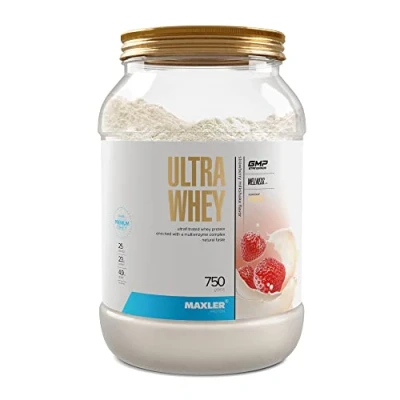 Imagen de Maxler Ultra Whey Proteina Proteinas para Masa Muscular Isolate Batido de Fraise 750g