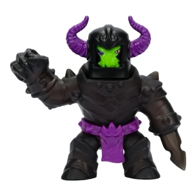 Imagen de Heroes of Goo Jit Zu Stretch Strikers, Ultra Rare Stretchy Black Knight Orbitox, Battle Damage
