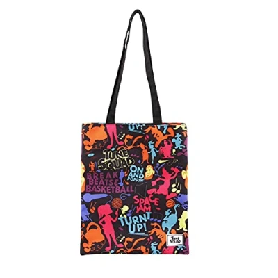 Imagen de Looney Tunes Bolsa de la Compra Shopping Bag, Multicolor, 33 x 40 cm, Space Jam 2 Squad