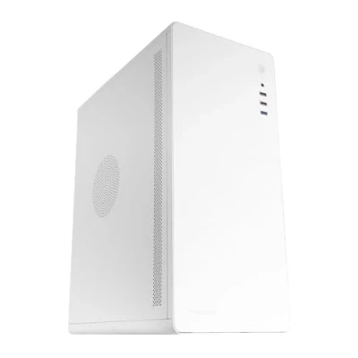 Imagen de Tacens ENSIS, Caja PC ATX, Diseño Completamente Metálico, Estructura Robusta Ultrarresistente, Semitorre con Ventilador 120mm FDB Ultrasilencioso, USB 3.0, Blanco