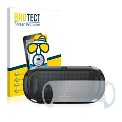 Imagen de BROTECT Protector Pantalla Anti Reflejos para Sony Playstation PCH 1000 Serie PS Vita Touchpad (Trasero) (2 Unidades) Película Mate Huellas