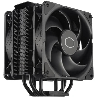 Imagen de Cooler Master Hyper 212 Black Disipador de CPU Acabado Aluminio, 4 Tubos Calor Contacto Directo Continuo Compacto, Ventilador SickleFlow 120 Edge, Soporte LGA1700 y AM5 Negro