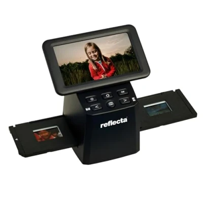Imagen de Reflecta x33 Scan escaner Negativos Fotograficos y Diapositivas, 15.3MP CMOS, Resolución 4608x3072 (5760x3840 Interpolada), Pantalla LCD IPS de 5&quot;, Corrección Exposición Auto/Manual