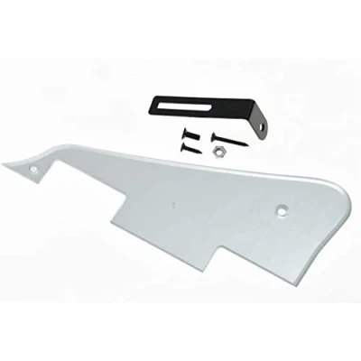 Imagen de Dopro Silver Mirror LP Golpeador para guitarra con soporte negro Epiphone Les Paul